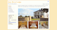 Desktop Screenshot of innyriverlodge.ie